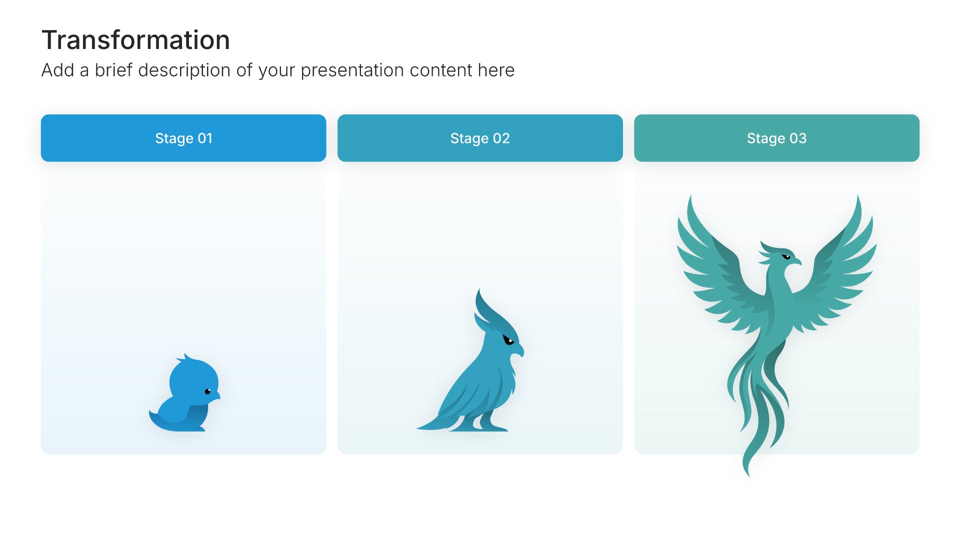 Transformation slide, layout 01